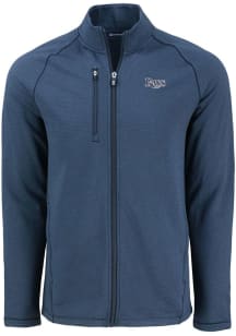 Cutter and Buck Tampa Bay Rays Mens Navy Blue Mono Pehastin Light Weight Jacket