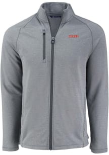 Cutter and Buck UConn Huskies Mens Grey Wordmark Pehastin Light Weight Jacket