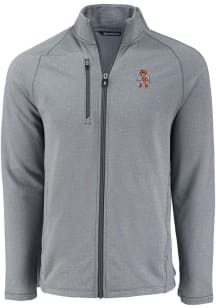 Cutter and Buck Oklahoma State Cowboys Mens Grey Wrestling Pete Pehastin Light Weight Jacket