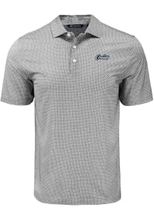 Cutter and Buck UCF Knights Mens Black Citronaut Pike Diamond Dot Short Sleeve Polo