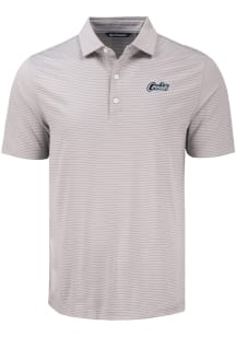 Cutter and Buck UCF Knights Mens Grey Citronaut Forge Eco Fine Line Short Sleeve Polo