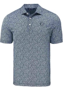 Cutter and Buck Penn State Nittany Lions Mens Navy Blue Vault Pike Flora Short Sleeve Polo