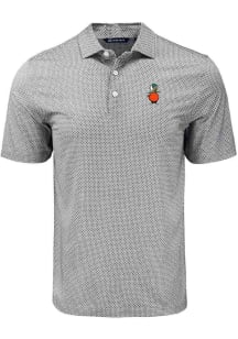 Cutter and Buck UCF Knights Mens Black Vault Pike Diamond Dot Short Sleeve Polo