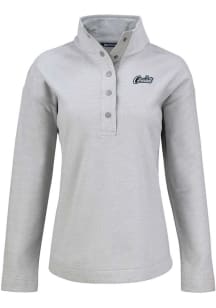 Cutter and Buck UCF Knights Womens Grey Citronaut Hunts Point Qtr Zip