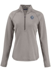 Cutter and Buck Penn State Nittany Lions Womens Grey Vault Pehastin Qtr Zip