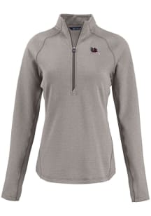 Cutter and Buck South Carolina Gamecocks Womens Grey Vault Pehastin Qtr Zip