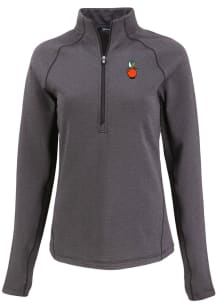 Cutter and Buck UCF Knights Womens Black Vault Pehastin Qtr Zip