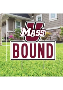 Massachusetts Minutemen Bound Yard Sign - White