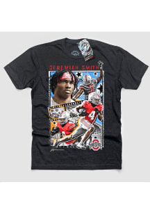 Jeremiah Smith Ohio State Buckeyes Black Football Highlight Reel Short Sleeve Fashion Player T Shi..