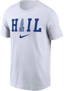 Nike Pitt Panthers White Hail Pitt Short Sleeve T Shirt