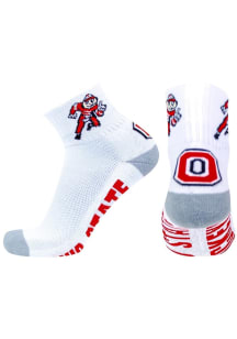 Ohio State Buckeyes Mascot Mens Quarter Socks