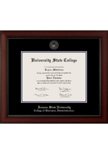 K-State Wildcats Paxton College of Business Administration Diploma Frame - Brown