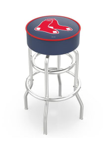 Boston Red Sox Double-Ring Swivel Pub Stool - Silver