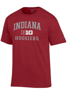 Champion Indiana Hoosiers Red Big Ten Jersey Short Sleeve T Shirt