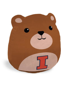Illinois Fighting Illini 15in Plushie Mascot Pillow Throw Pillow - Orange