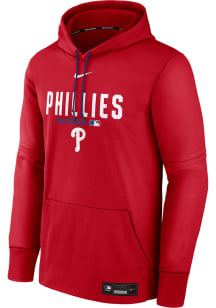 Nike Philadelphia Phillies Mens Red Authentic Collection Hood