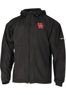 Columbia Houston Cougars Mens Black Prodigy Light Weight Jacket