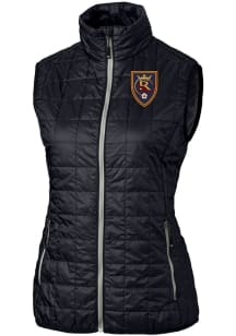 Cutter and Buck Real Salt Lake Womens Navy Blue Rainier PrimaLoft Vest