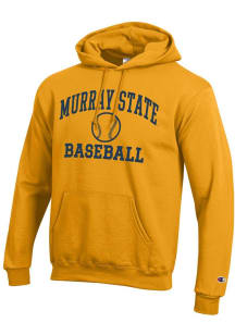 Champion Murray State Racers Mens Gold Powerblend Long Sleeve Hoodie