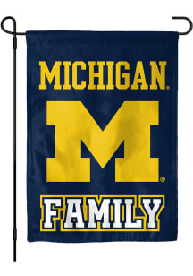 Michigan Wolverines Family Garden Flag - Blue