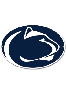Penn State Nittany Lions 12 Steel Logo Sign - Blue
