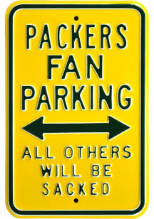 Green Bay Packers Sacked Parking Sign - Green