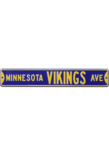 Minnesota Vikings Ave Sign - Purple