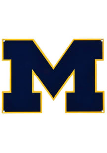 Michigan Wolverines 12" Steel Sign - Blue