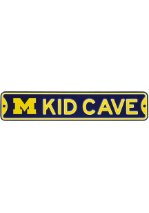 Michigan Wolverines Mini Kid Cave Sign - Blue