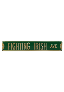 Notre Dame Fighting Irish Ave Street Sign - Green