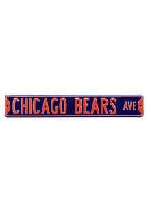 Chicago Bears Avenue Street Sign - Blue
