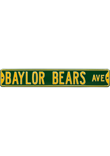 Baylor Bears Blvd Street Sign - Green