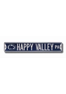 Penn State Nittany Lions Navy Happy Valley Street Sign - Navy Blue