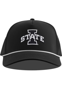 Branded Bills Iowa State Cyclones Curved 5 Panel Rope Adjustable Hat - Black