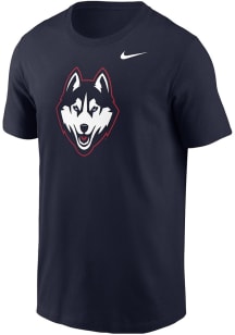 Nike UConn Huskies Navy Blue Husky Short Sleeve T Shirt