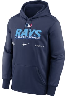 Nike Tampa Bay Rays Mens Navy Blue 2026 Postseason Participant AC Hood