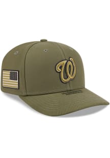New Era Washington Nationals 2026 MLB Armed Forces Day 9SEVENTY Stretch Snap Split Adjustable Hat..