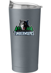Logo Brands Minnesota Timberwolves 20oz Vault Powder Coat Stainless Steel Tumbler - White