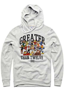 Charlie Hustle Big 12 Mens Ash Greater Than Twelve Long Sleeve Hoodie