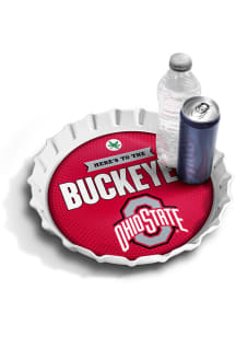 Ohio State Buckeyes Bottle Cap Serving Tray