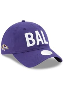New Era Baltimore Ravens Purple GCP Womens 9TWENTY Womens Adjustable Hat