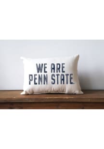 Penn State Nittany Lions Plain Slogan Throw Pillow Throw Pillow - Navy Blue