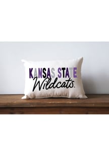 K-State Wildcats Plain Name Throw Pillow Throw Pillow - Purple