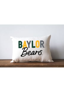 Baylor Bears Plain Name Throw Pillow Throw Pillow - Green
