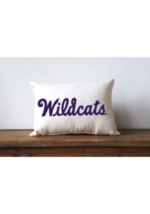 K-State Wildcats Plain Name Throw Throw Pillow - Purple