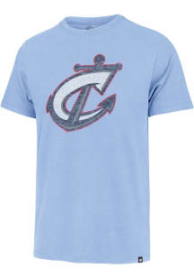 47 Columbus Clippers Light Blue Logo Short Sleeve Fashion T Shirt