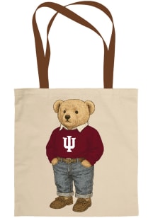 Indiana Hoosiers White Teddy Bear Tote Tote