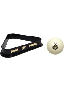 Purdue Boilermakers Team Logo Cue Ball Combo Billiard Ball Rack