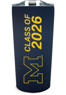 Michigan Wolverines 18oz Class of 2026 Soft Touch Stainless Steel Tumbler - Navy Blue