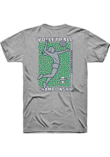 Summit Sportswear MAC Grey Volleyball Short Sleeve T Shirt